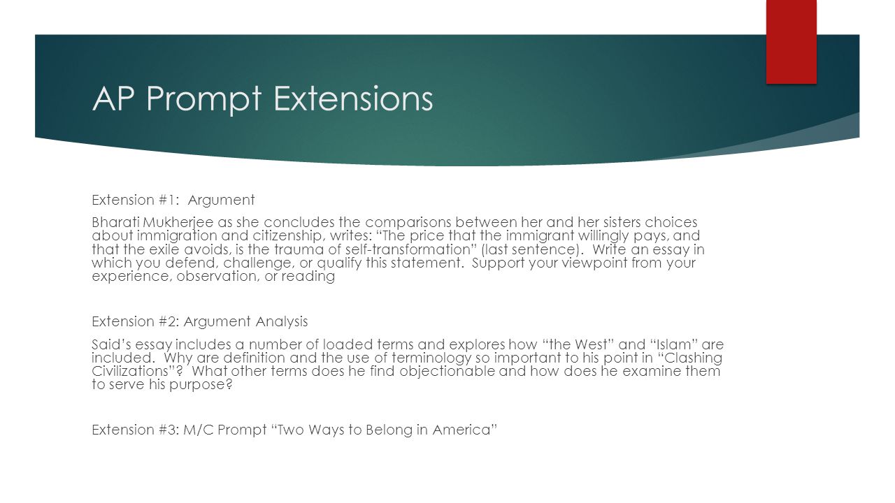 essay prompt definition