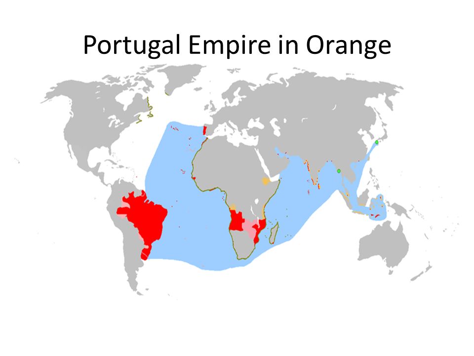 Portugal Empire in Orange