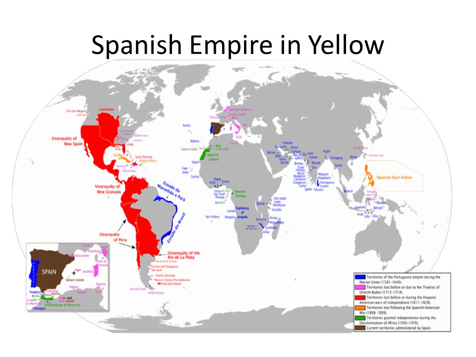 Spanish Empire in Yellow