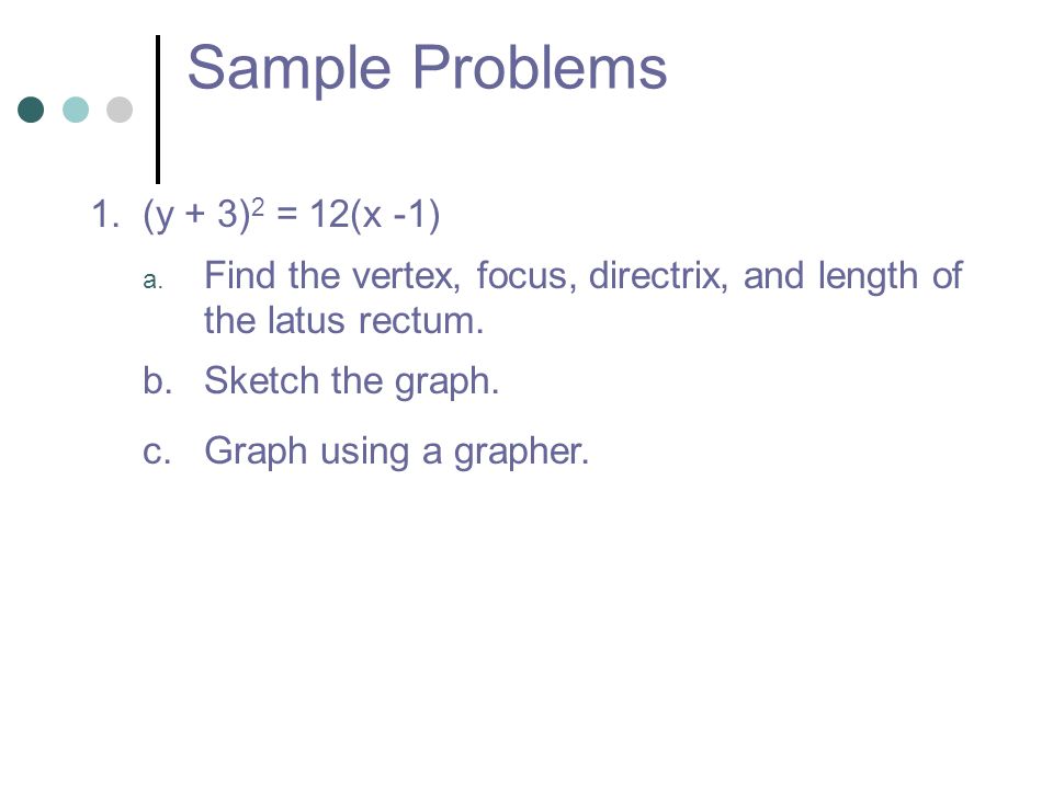 conic sections parabola conic sections parabola the intersection focus directrix graph paper