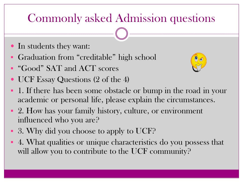 Ucf Application Essay