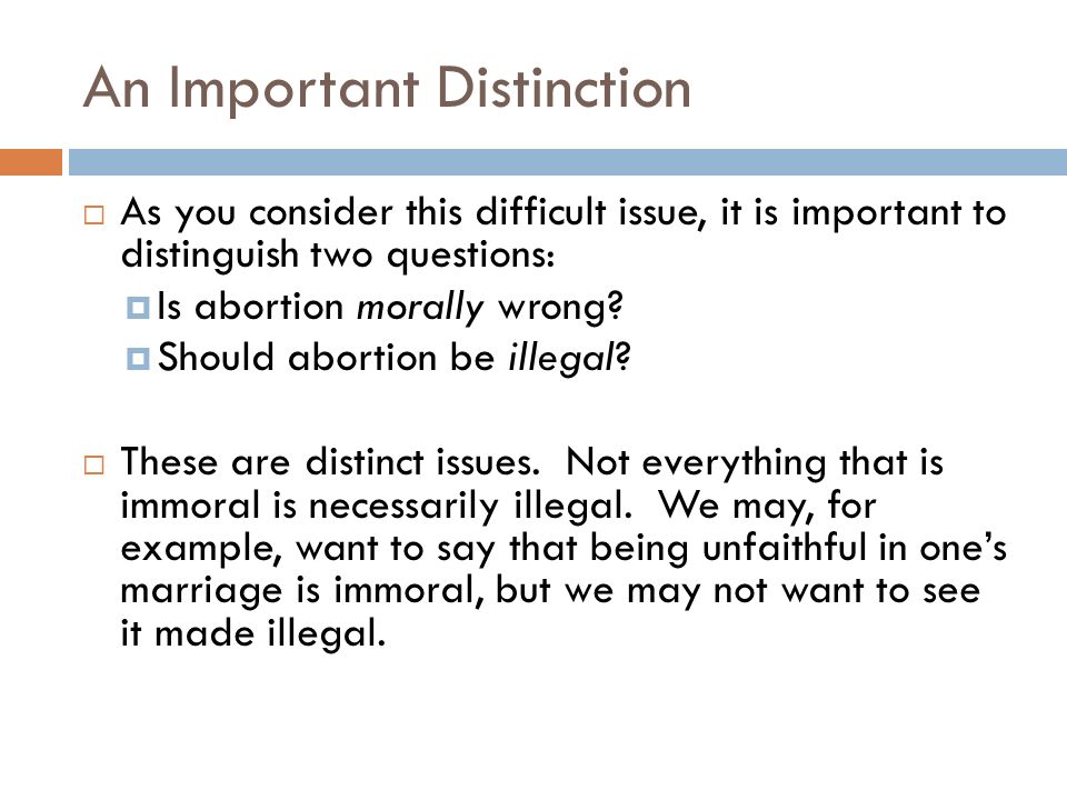 is abortion immoral essay