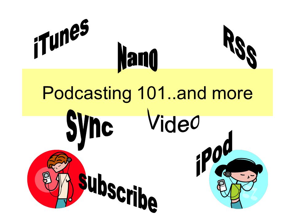 Podcasting 101..and more