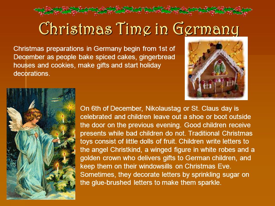 Christmas Time in Germany On 6th of December, Nikolaustag or St.