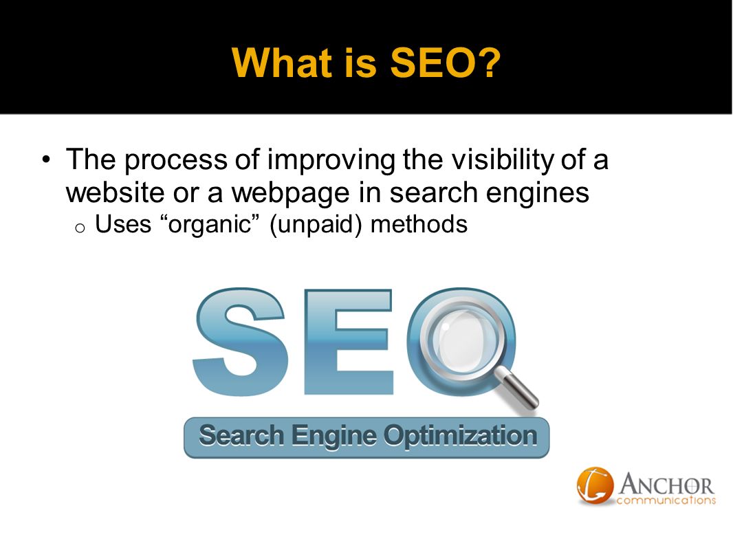What is SEO.