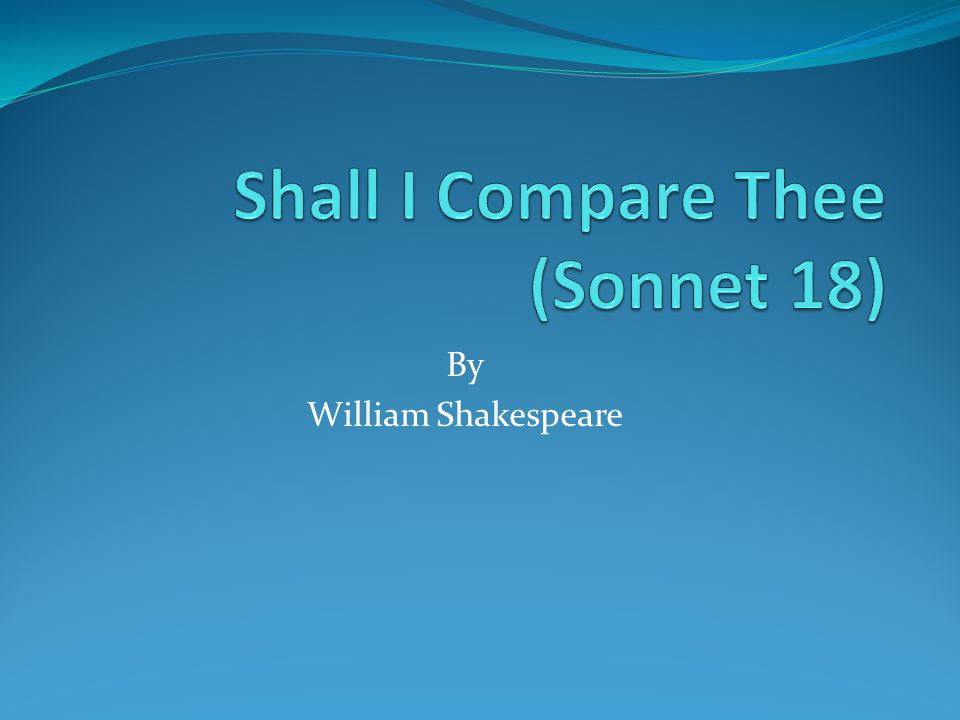 By William Shakespeare