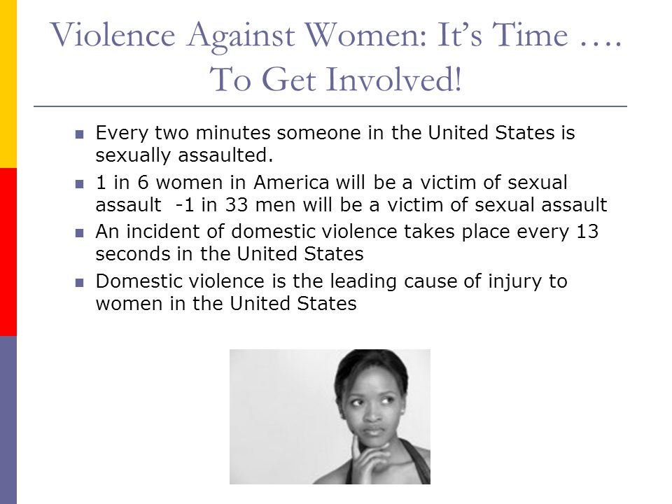 Violence Against Women: It’s Time …. To Get Involved.