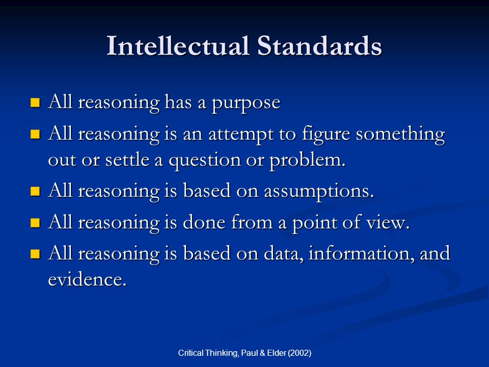 introduction to critical thinking and reasoning skills Tanner in 2006 to think like a nurse, critical thinking and clinical reasoning must be defined and understood this chapter examines the influence of critical thinking and clinical reasoning on the care of clients both these terms describe the mental processes nurses use to ensure that they are doing their best thinking and decision making the. introduction to critical thinking and reasoning skills Tanner in 2006 to think like a nurse, critical thinking and clinical reasoning must be defined and understood this chapter examines the influence of critical thinking and clinical reasoning on the care of clients both these terms describe the mental processes nurses use to ensure that they are doing their best thinking and decision making the.