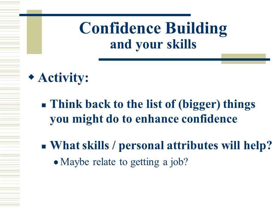 positive attributes list