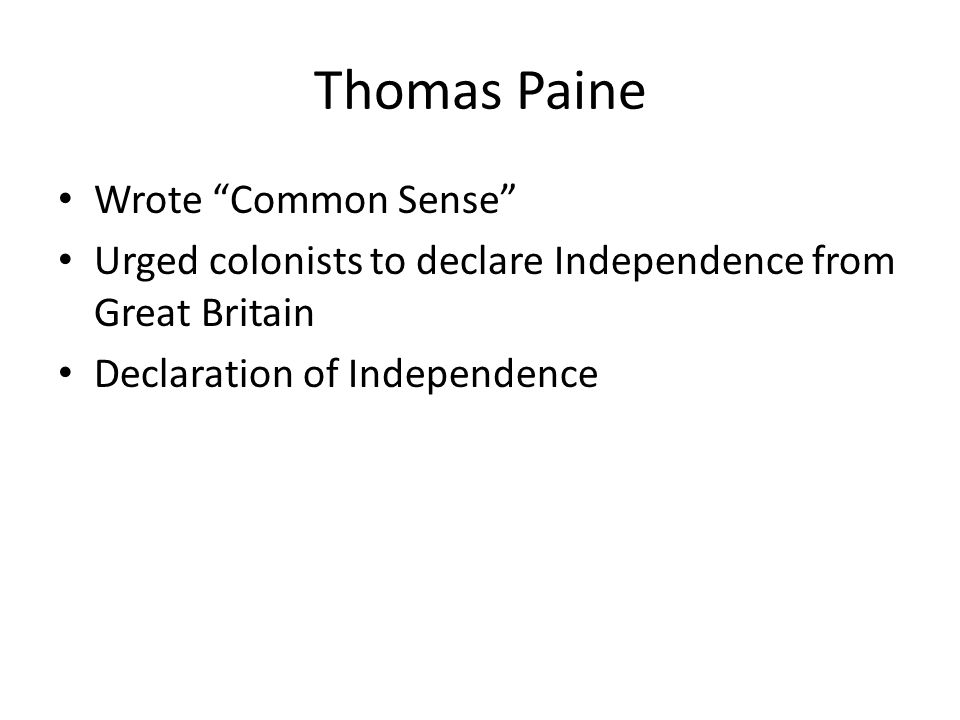 Common Sense Essay