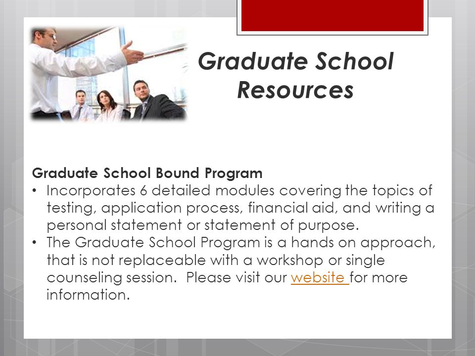 graduate school resources