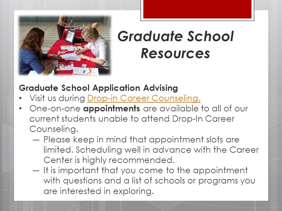 graduate school resources