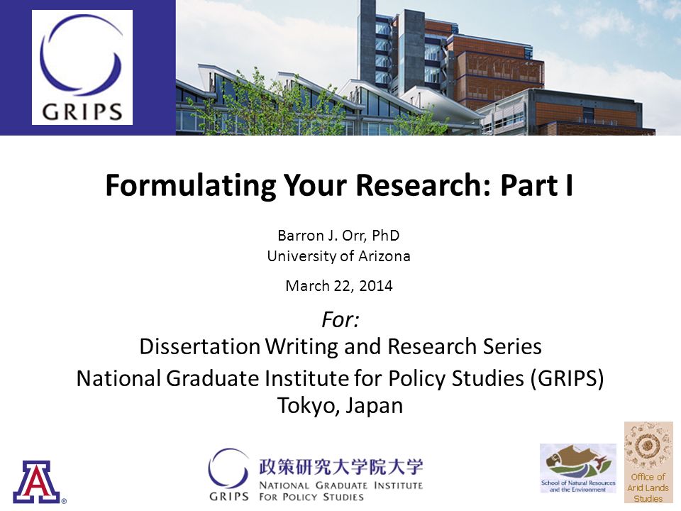 Dissertation Research Writing Construction