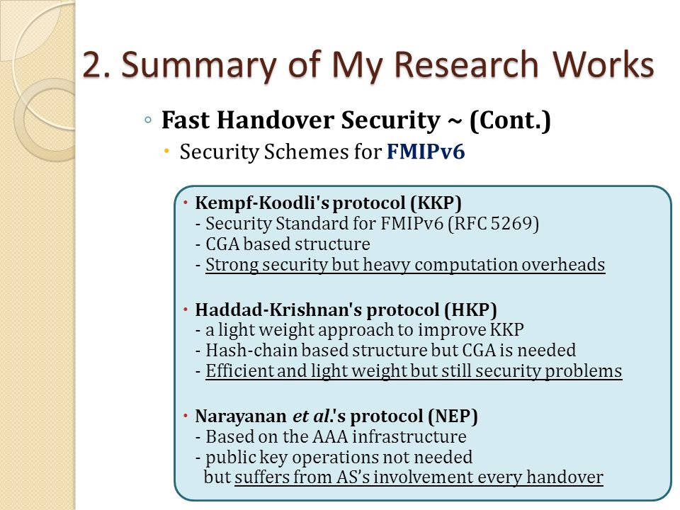 security on fast handover for proxy mobile ipv6 assoc prof dr structure works security
