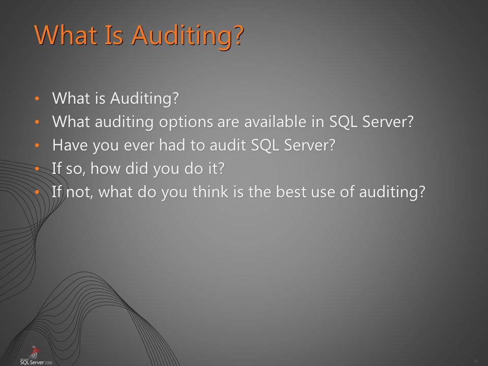 48 What is Auditing What is Auditing.