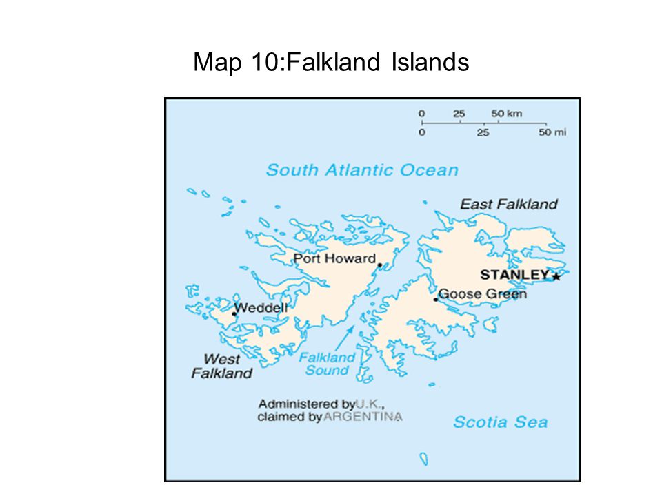 Map 10:Falkland Islands