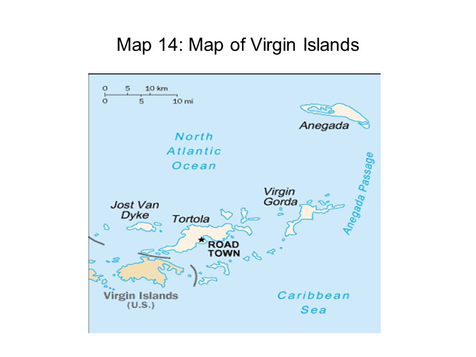Map 14: Map of Virgin Islands
