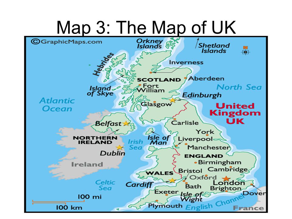 Map 3: The Map of UK