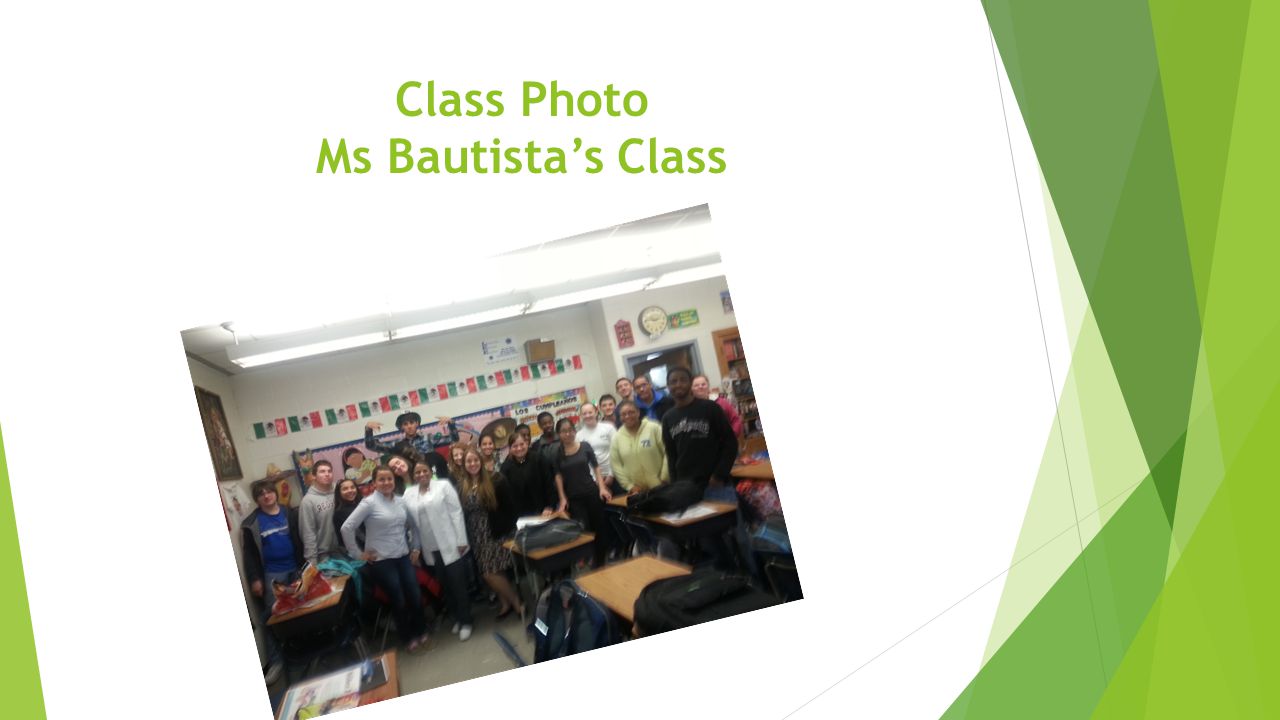 Class Photo Ms Bautista’s Class