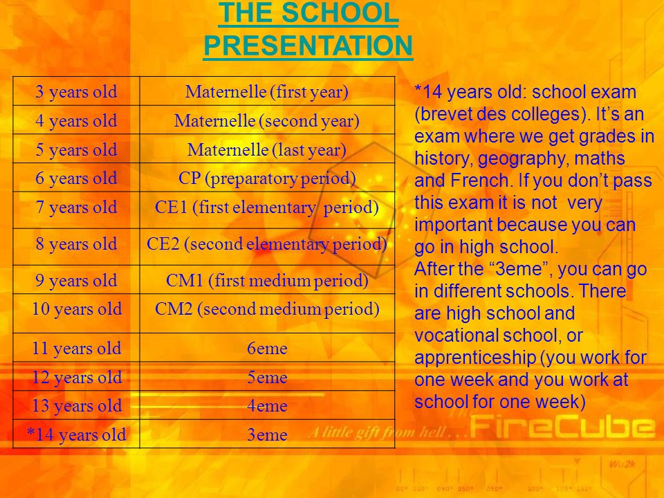 french school system