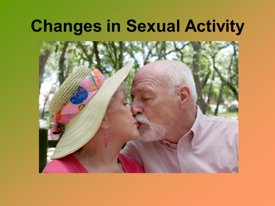 Changes in Sexual Activity