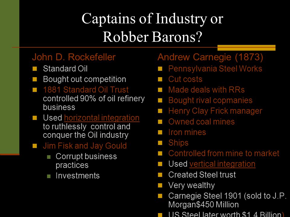 the captains of industry essay the captains of industry essay