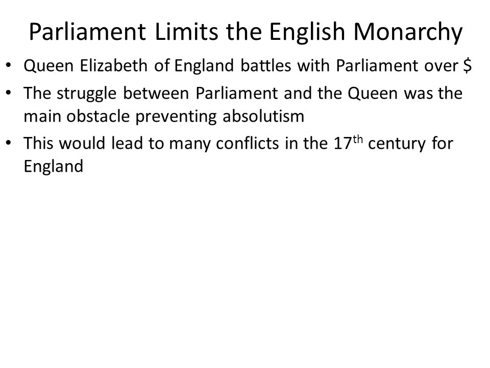 Constitutional monarchy in england essay - stanner the