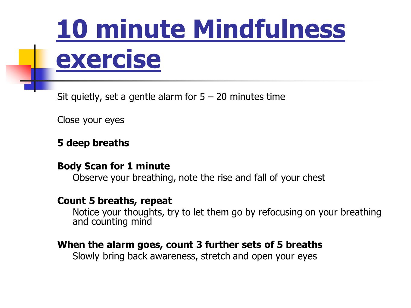 10 minute time