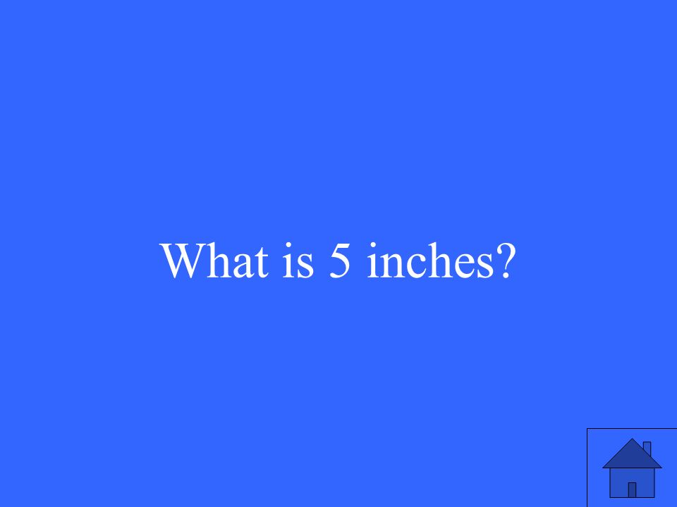 What is 5 inches
