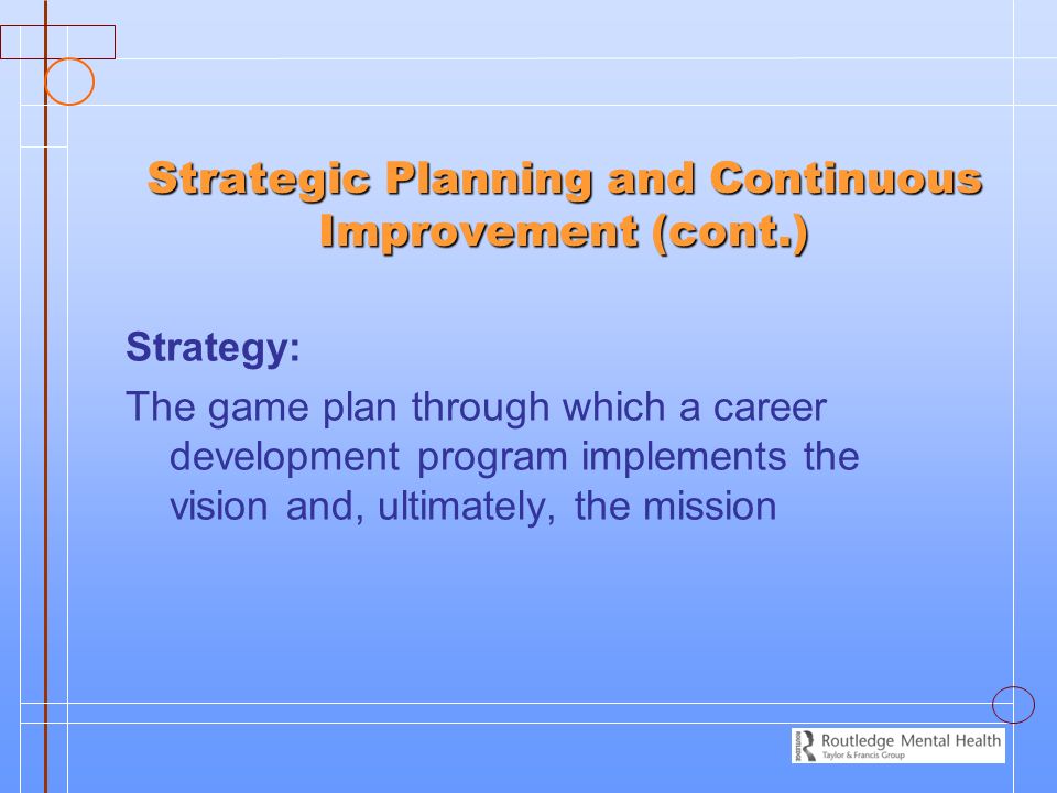 career development strategy