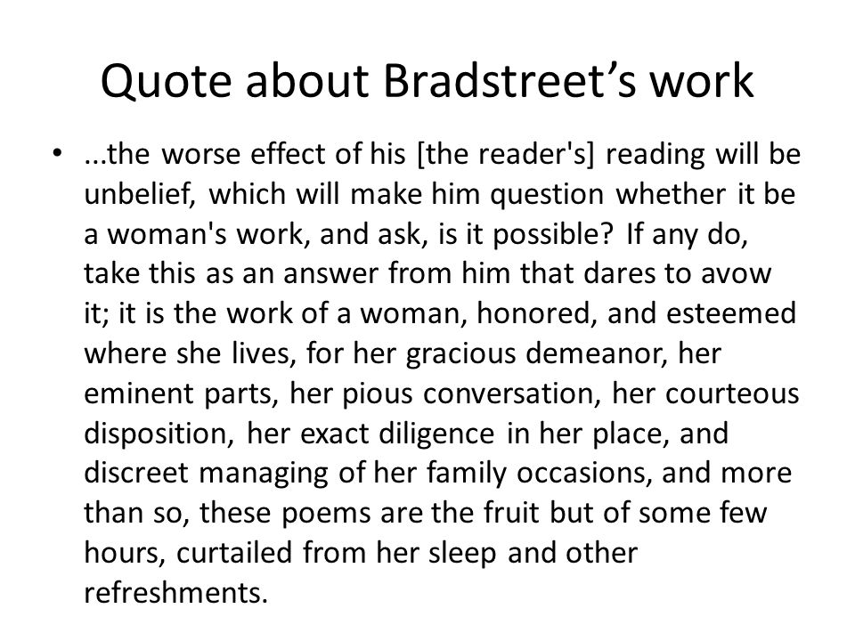 anne bradstreets to my dear children anne bradstreets to my dear children