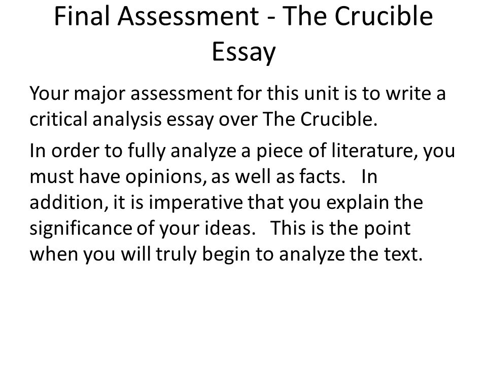 an analysis of the movie version of the crucible an analysis of the movie version of the crucible