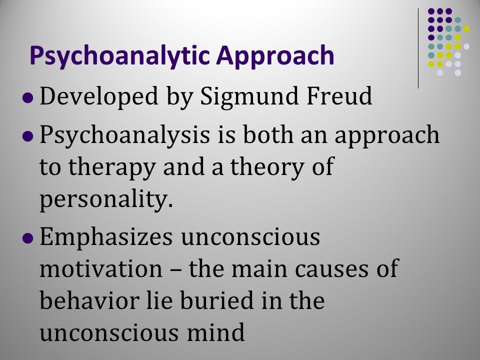 psychoanalytic approach essay