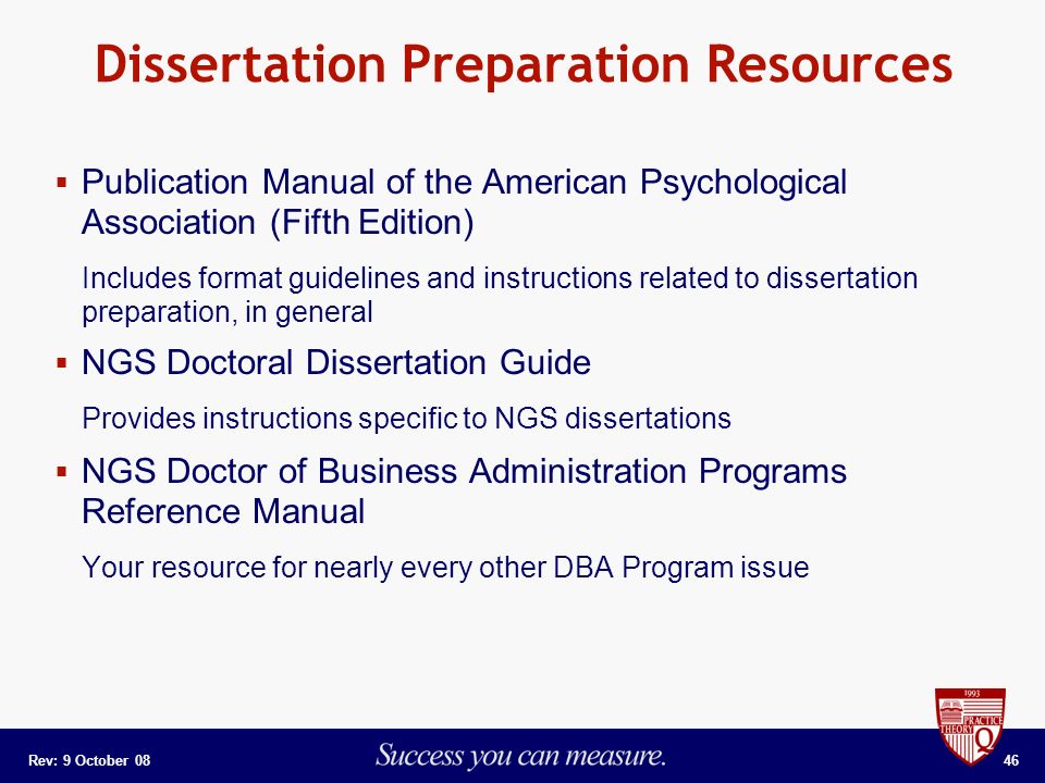 Dissertation In