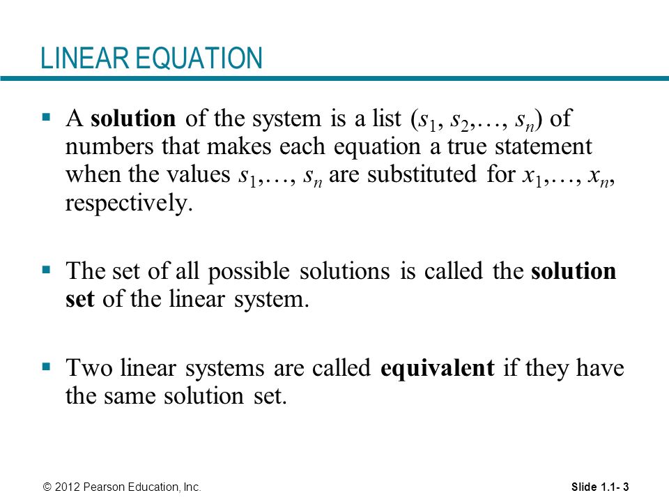 Slide © 2012 Pearson Education, Inc.