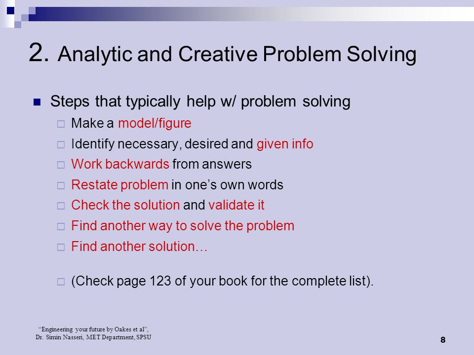9 Step Problem Solving