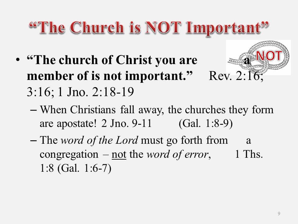The church of Christ you are a member of is not important. Rev.