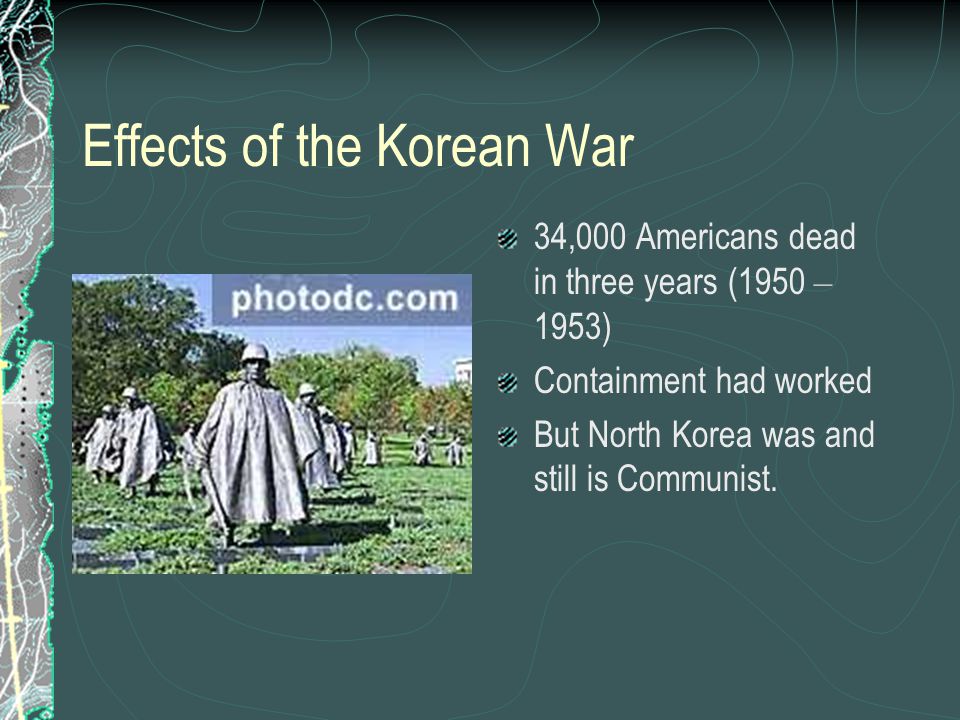 the cold war domino theory and containment korea and vietnam ppt what was the outcome of the korean war