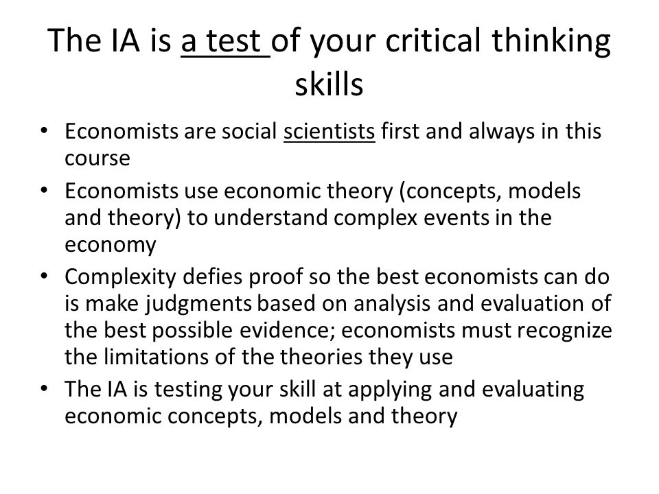 testing critical thinking skills testing critical thinking skills