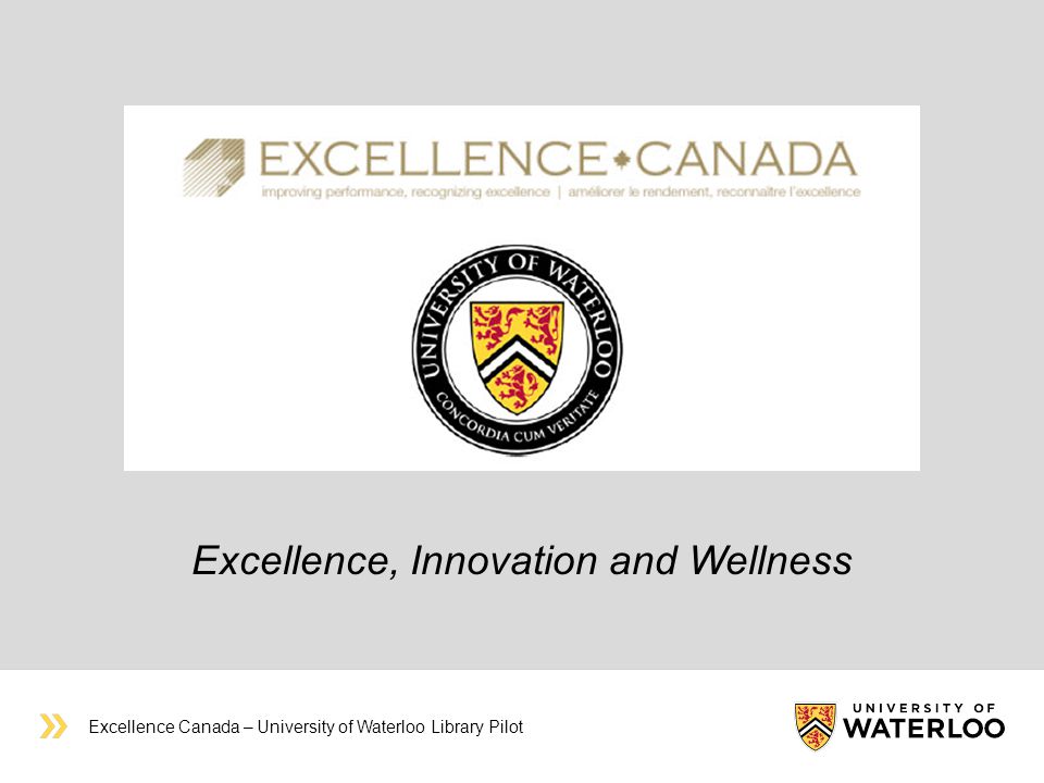 Excellence, Innovation and Wellness