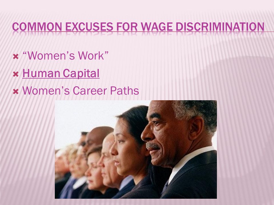  Women’s Work  Human Capital  Women’s Career Paths