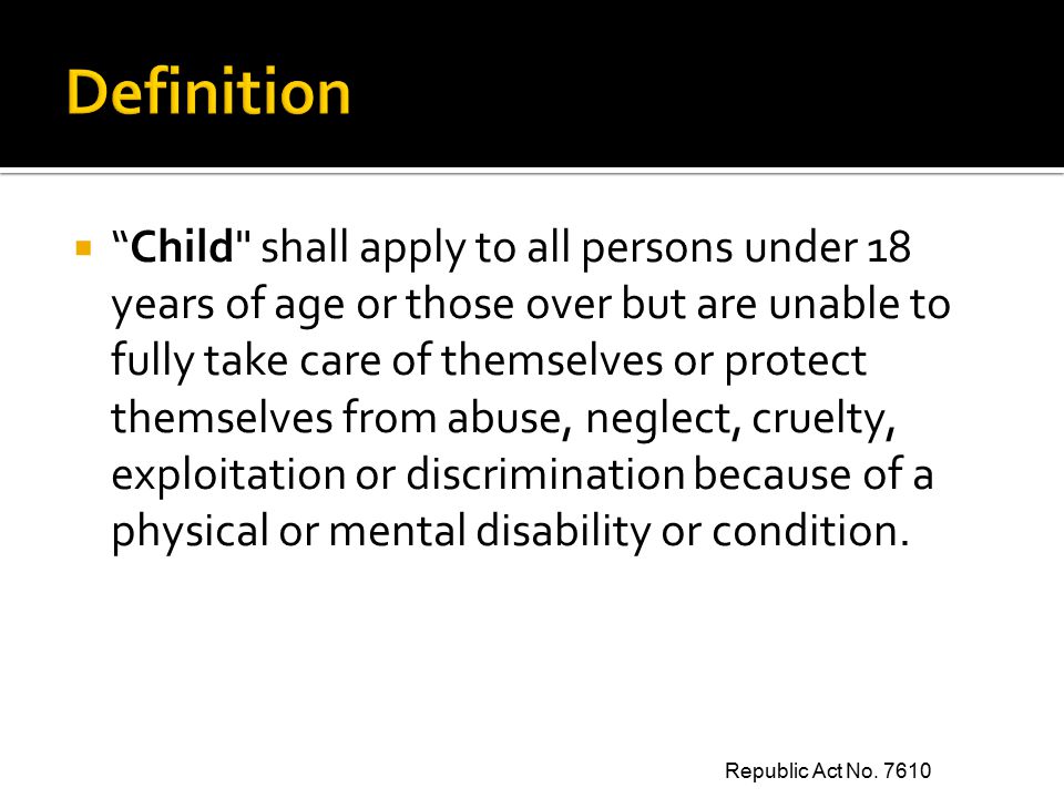 should a person under 18 be should a person under 18 be