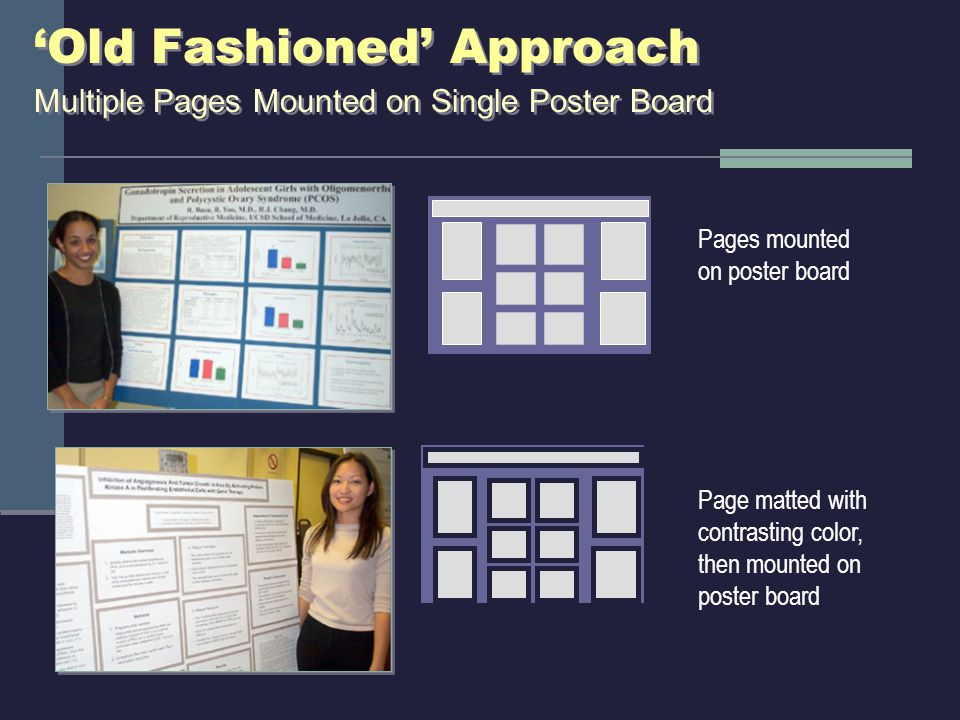 Poster board presentation tips slides