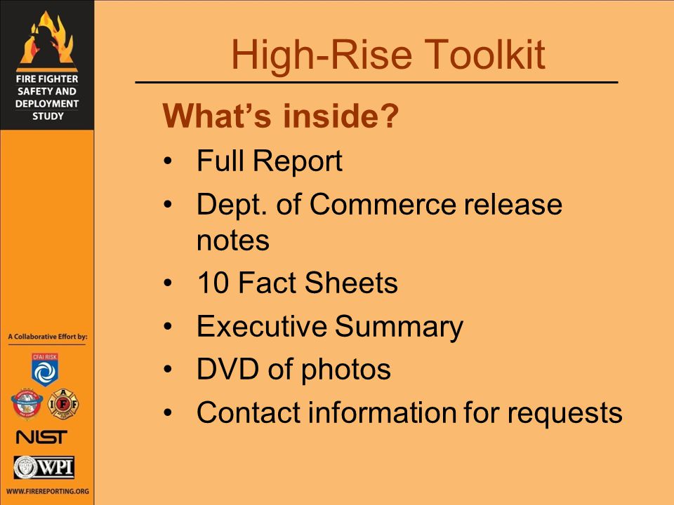 multiphase study on firefighter safety and the deployment of nfpa 1720 fact sheet