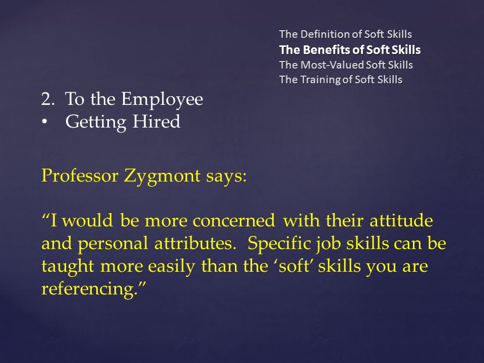 job skills definition