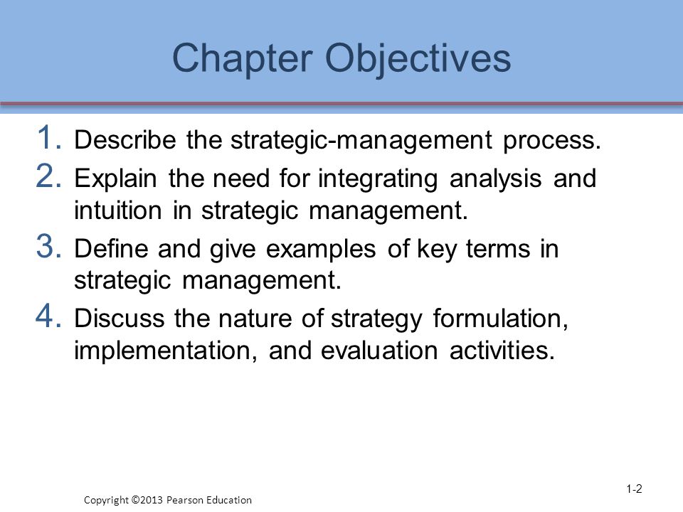 Explain strategy management process