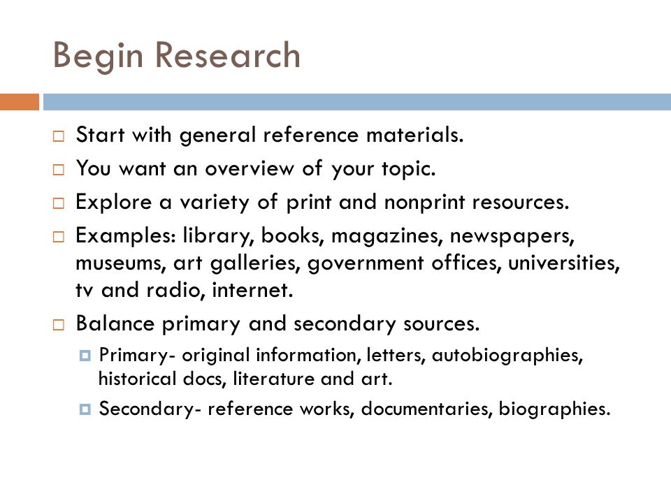 Objectives For Research Paper