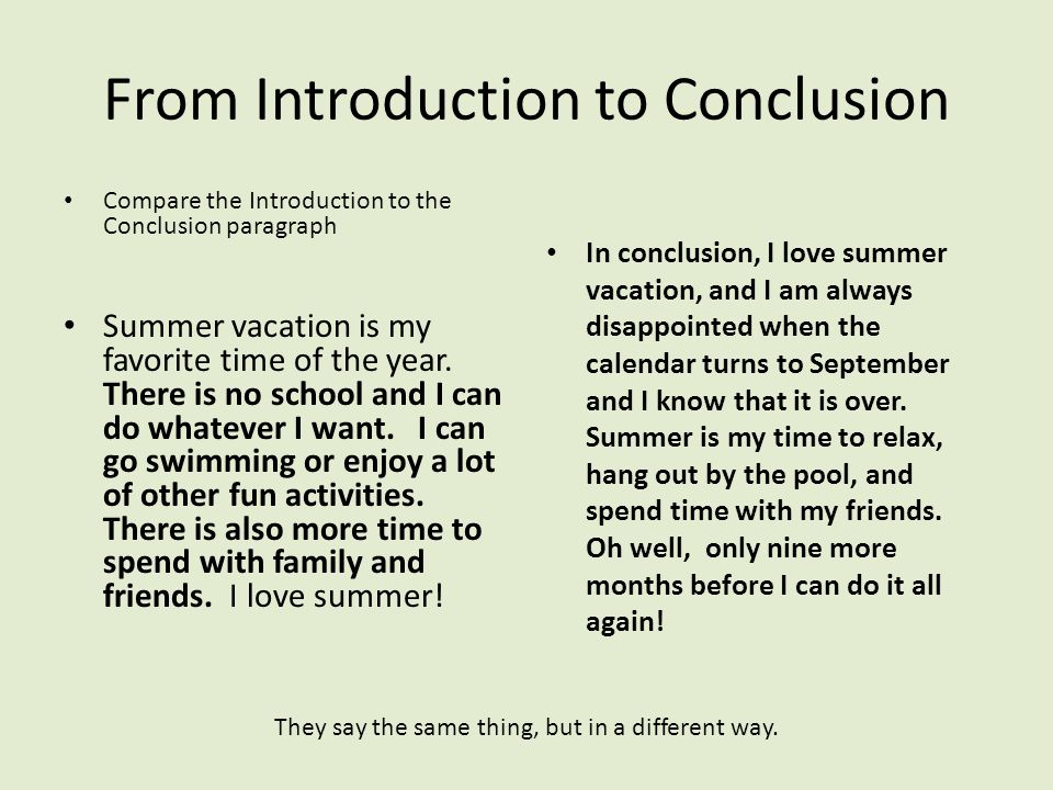 My Summer Vacation Essay For Kids