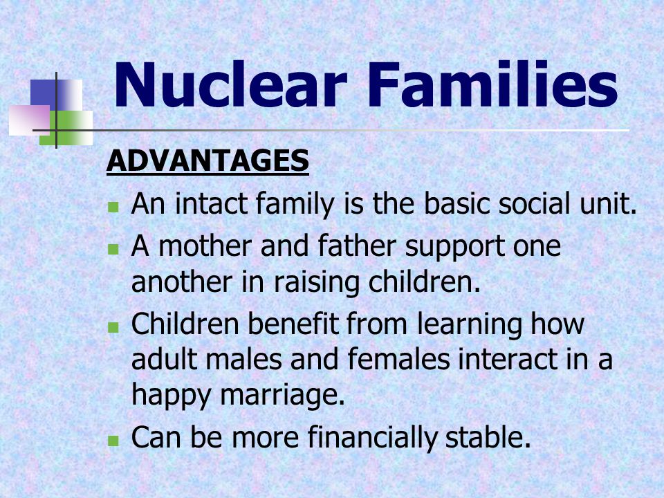 example of nuclear family