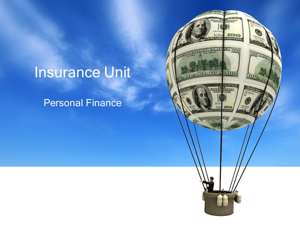 Personal Finance Insurance Unit